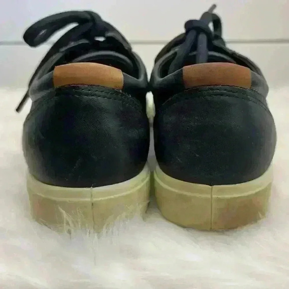 ECCO Men’s Comfort Lace up Soft Leather SNEAKERS US Size 8 - Picture 6 of 11